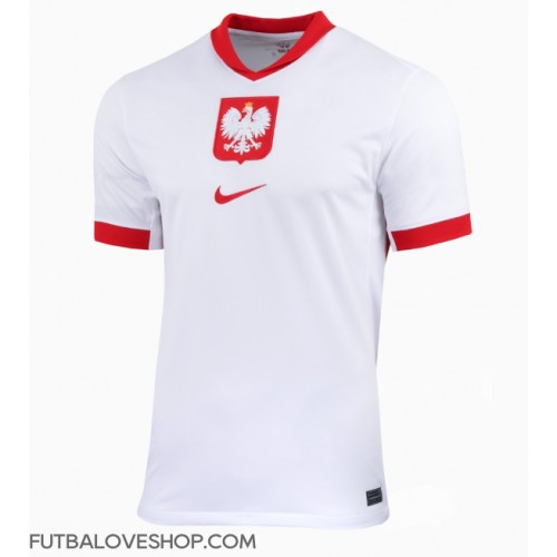 Dres Poľsko Domáci pre Ženy ME 2024 Krátky Rukáv